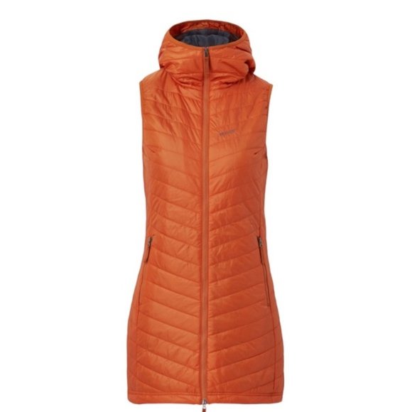 skhoop Jackets & Blazers - SKhoop The Debbie Orange Puffer Vest